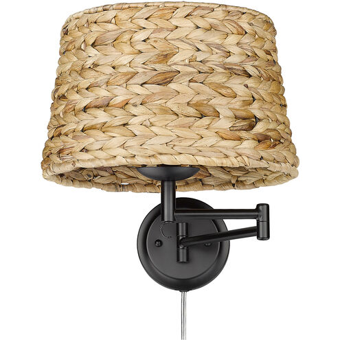 Eleanor 13 inch 100.00 watt Matte Black Adjustable Sconce Wall Light